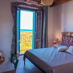 Couette-café Panoramic Fora E ' Muros With Sea View Common Terrace , Ammentos, Posada (Sardinia)